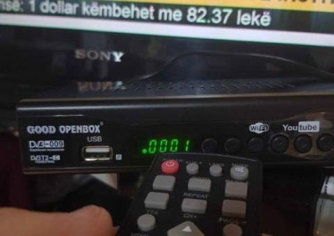 Dvbt 2, per kanalet televizive. 10 mij lek te vjetra