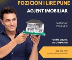 Ofrohet pune agjent imobiliar